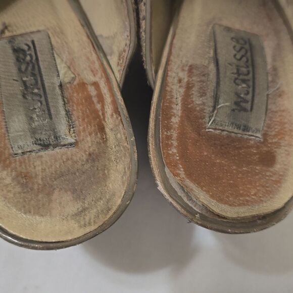 Matisse “SHERYL” Tapestry Mules Woven Boho  Block Heel Leather Size 10 - Picture 2 of 10